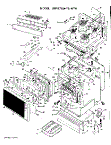 02 - Section2 parts for Ge Range JHP97GXY5 / from AppliancePartsPros.com