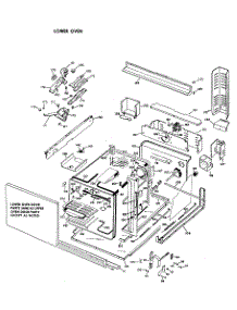 02 - Lower Oven parts for Ge Oven JKP36GX09 / from AppliancePartsPros.com