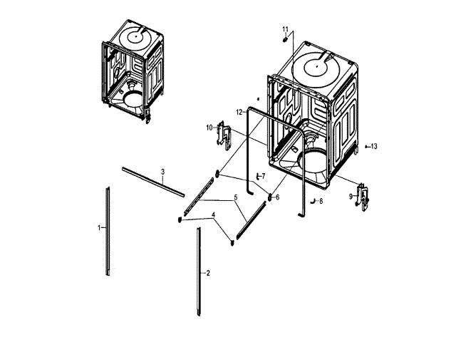 DD62-00043A Dishwasher Front Tub Seal Genuine Samsung OEM In Stock
