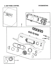 parts for samsung dv328aer xaa dryer appliancepartspros comcontrol panel parts for samsung dryer dv328aer xaa from appliancepartspros com
