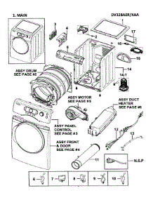 parts for samsung dv328aer xaa dryer appliancepartspros com