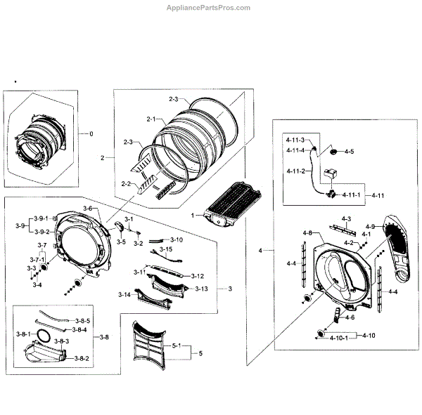 Samsung DC6102773A Dryer Rack (AP4568192)