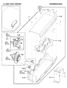 Parts for Samsung DV448AEE/XAA-0000 / Dryer - AppliancePartsPros.com