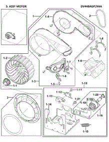 parts for samsung dv448agp xaa 0000 dryer appliancepartspros com