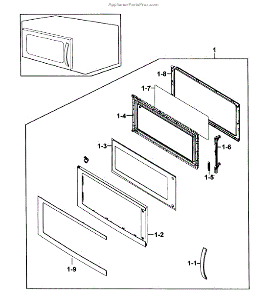 Samsung DE6402053A ScreenDOOR(B);SMH816 (AP4342839