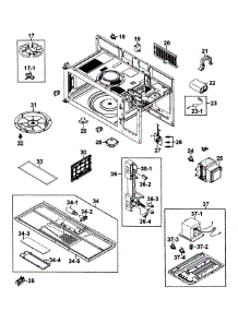 Parts For Samsung Smh9151ste Xaa 0000 Microwave Hood Combo Cabinet 2 Parts For Samsung Microwave Smh9151ste Xaa 0000 From