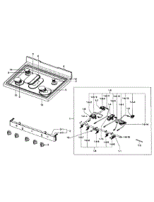 Parts for Samsung NX58F5500SS/AA-0000 / Range - AppliancePartsPros.com