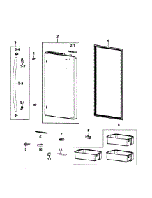 Parts for Samsung RF4289HARS/XAA-0000 / Refrigerator