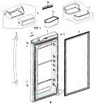 Parts for Samsung RFG297AABP/XAA Refrigerator