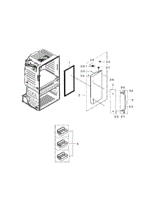 RF28HMEDBSR/AA-0001 / Samsung Refrigerator Parts & Free Repair Help