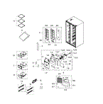 samsung rs25h5111sr door shelf