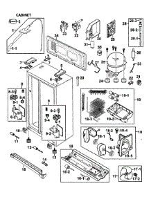 Parts for Samsung RS277ACBP/XAA-0000 / Refrigerator