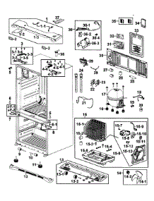 Parts for Samsung RFG237AAWP/XAA-0000 / Refrigerator