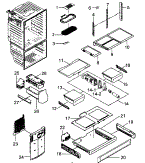 samsung rfg298hdwp parts