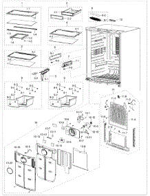Parts for Samsung RF217ACBP/XAA / Refrigerator - AppliancePartsPros.com