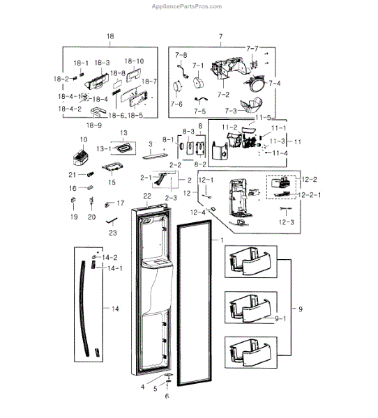 Samsung DA9713415B Refrigerator Ice Maker Assembly (AP5948649