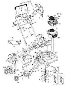 Parts02 parts for Mtd Self-Propelled Walk-Behind Mower 121-233R000 / 1991 from AppliancePartsPros.com