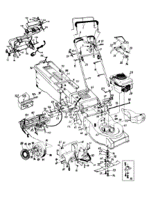 General Assembly parts for Mtd Self-Propelled Walk-Behind Mower 126-478N720 / 1996 from AppliancePartsPros.com