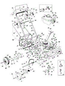 Parts parts for Mtd Self-Propelled Walk-Behind Mower 127-322-042 from AppliancePartsPros.com