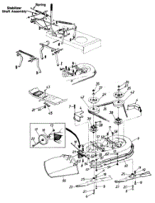 Deck G parts for Mtd Lawn Tractor 131-689G372 / 1991 from AppliancePartsPros.com