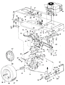 Lawn parts for Mtd Lawn Tractor 131659F / 1991 from AppliancePartsPros.com