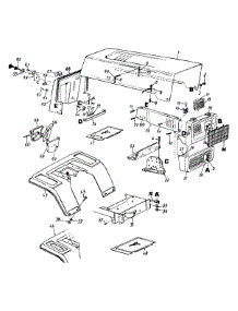 Hood Style 3 parts for Mtd Lawn Tractor 133O673G000 / 1993 from AppliancePartsPros.com