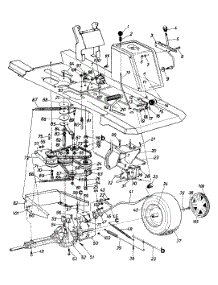 Drive / Wheels, Rear / Pedal Assembly parts for Mtd Lawn Tractor 134B560B336 / 1994 from AppliancePartsPros.com