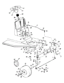 Steering Assembly / Axle, Front / Wheels, Front parts for Mtd Lawn Tractor 134C450E134 / 1994 from AppliancePartsPros.com