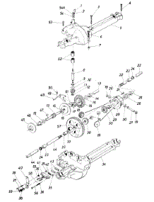 Single Speed Axle parts for Mtd Lawn Tractor 135-514-000 / 1985 from AppliancePartsPros.com