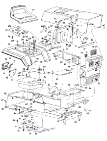 Parts parts for Mtd Lawn Tractor 135-737-000 / 1985 from AppliancePartsPros.com