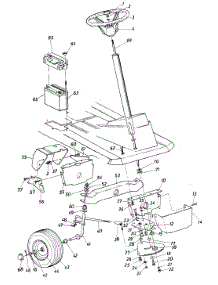Riding parts for Mtd Lawn Tractor 13514C / 1986 from AppliancePartsPros.com