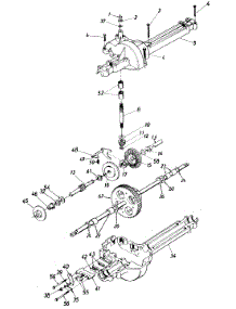 Transaxle Assembly parts for Mtd Lawn Tractor 135B560B000 / 1995 from AppliancePartsPros.com