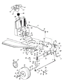 Steering Assembly / Axle, Front / Wheels, Front parts for Mtd Lawn Tractor 135C451E062 / 1995 from AppliancePartsPros.com