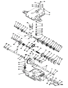 Five Speed Peerless Transaxle parts for Mtd Lawn Tractor 136-627-000 / 1986 from AppliancePartsPros.com
