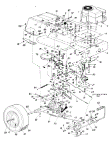 Parts parts for Mtd Lawn Tractor 136-673-000 / 1986 from AppliancePartsPros.com