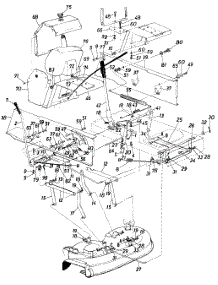 44" Deck parts for Mtd Lawn Tractor 136-701-000 / 1986 from AppliancePartsPros.com