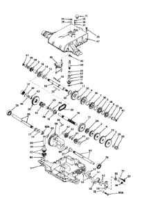 Peerless Transaxle parts for Mtd Lawn Tractor 136-741-000 / 1986 from AppliancePartsPros.com