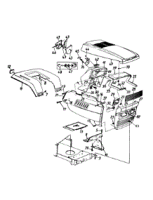 Hood Style 9 parts for Mtd Lawn Tractor 136G679H023 / 1996 from AppliancePartsPros.com