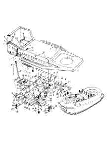 Deck Lift & Hanger Assembly parts for Mtd Lawn Tractor 136H450F729 / 1996 from AppliancePartsPros.com