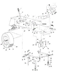 Lawn parts for Mtd Lawn Tractor 13735-8 / 1988 from AppliancePartsPros.com