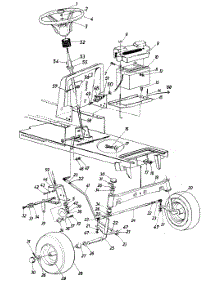 Lawn parts for Mtd Lawn Tractor 13735-9 / 1989 from AppliancePartsPros.com