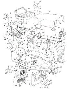 Parts parts for Mtd Lawn Tractor 138-333-000 / 1988 from AppliancePartsPros.com