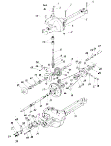 Single Speed Transaxle Left Hand parts for Mtd Lawn Tractor 139-333-000 / 1989 from AppliancePartsPros.com