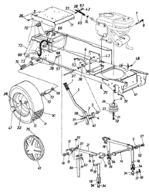 Parts parts for Mtd Garden Tractor 141-843H000 / DECK H 1991 from AppliancePartsPros.com
