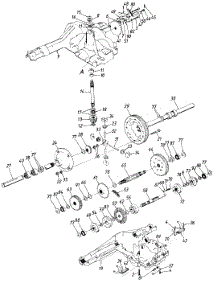 Transaxle parts for Mtd Garden Tractor 141-848H130 from AppliancePartsPros.com