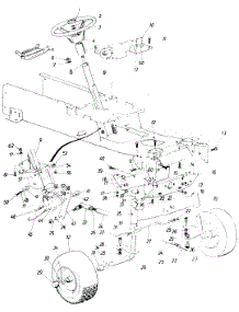 Steering Assembly parts for Mtd Garden Tractor 142-995-205 / 1992 from AppliancePartsPros.com