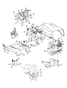 Hood Style 0 parts for Mtd Garden Tractor 143P820H000 / 1993 from AppliancePartsPros.com