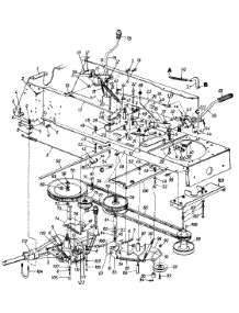 Drive / Hitch Plate / Pedal Assembly / Speed Linkage parts for Mtd Garden Tractor 145P845H147 / 1995 from AppliancePartsPros.com
