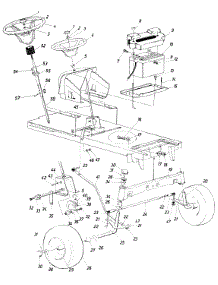 Steering parts for Mtd Garden Tractor 146-836-000 / 1986 from AppliancePartsPros.com