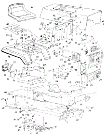Garden parts for Mtd Garden Tractor 14843S / 1985 from AppliancePartsPros.com